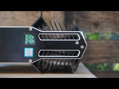 Akasa Galileo TU3 Thin-Mini-ITX 1U case, OEM - juodas video