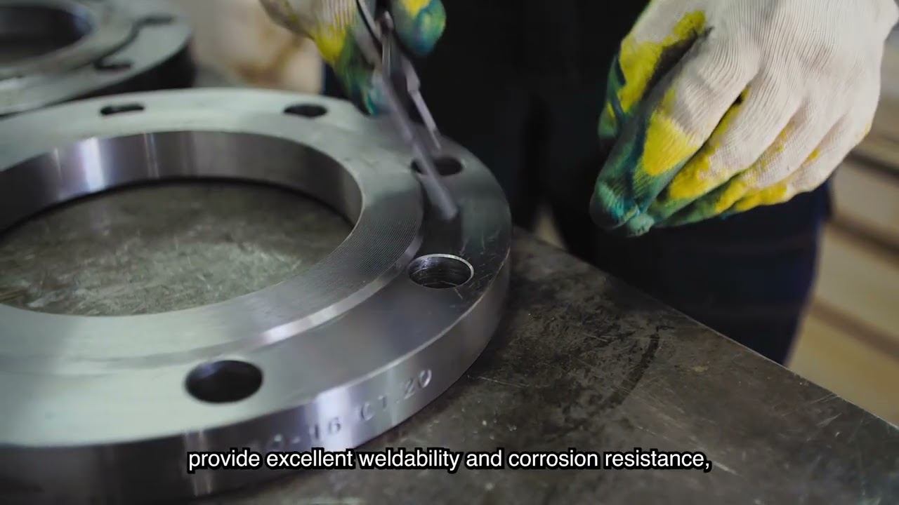 Titanium Flange with strength, corrosion resistance and reliability