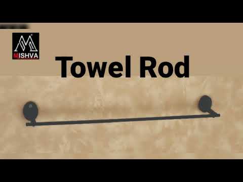 Stainless Steel Polished Bathroom Towel Rod