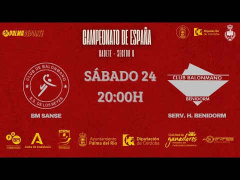 Campeonato España Cadete - Sector G | BALONMANO SANSE - SERVIGROUP HOTELES BENIDORM