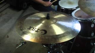 Video thumbnail for 22" TRX LTD Crash Ride cymbal sound test demo demonstration review by SIC MIC