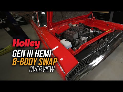 Swapping a Gen III Hemi into Your Mopar Muscle Car is Easy with Holley Bolt-on Swap Parts