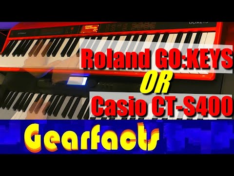 Casio CT-S400 vs Roland GO:KEYS. What do YOU think?