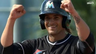 MIA@NYM: Rienzo rips a double down the line in right