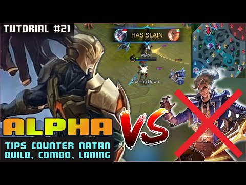 ALPHA COUNTER NATAN MANDALIKA !! TUTORIAL ALPHA OFFLANER - ALPHA TOP 1 GLOBAL BEST BUILD 2021