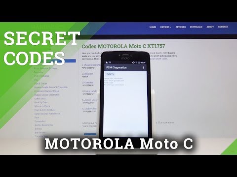 Secret Codes  MOTOROLA Moto C - Moto Secret Options