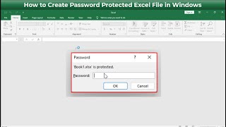 How to Password Protect Microsoft Excel Worksheet in Windows 11/10