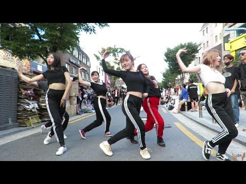 2018.09.09 일본댄스팀 DAK - 한 #홍대앞 걷고싶은거리 버스킹#