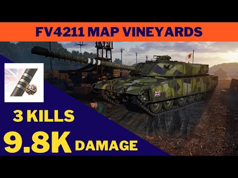 Wot console FV4211  9.8K DAMAGE 3 KILLS 3 MARKS OF EXCELLENCE