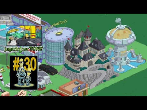 Los Simpson Springfield "Agentes Secretos, Cap. 30 - Cuartel General del Castillo" por Tony