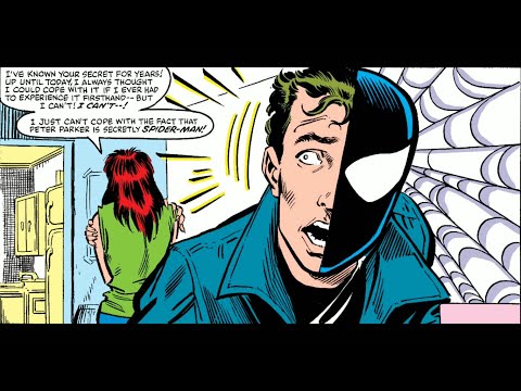 Mary Jane knows Peter Parker is Spider-Man | Spider-Man Comic Dub
