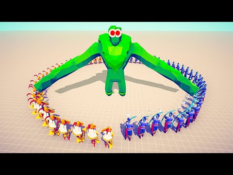 ZOMBIE ICE GIANT vs 100x RANGED UNITS - Totally Accurate Battle Simulator TABS