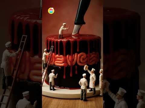 Bloody but Adorable #shorts #halloween #cake