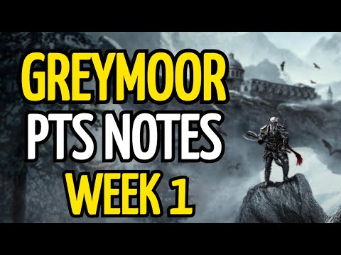 ESO Greymoor PTS Patch Note Review - Vampire / Werewolf Changes, Antiquities, NEW SETS & MORE!!