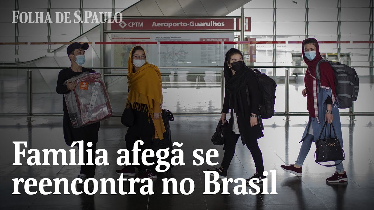 Família da etnia mais perseguida pelo Talibã se reencontra com filhos no Brasil