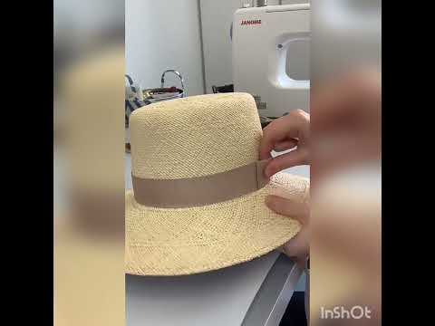 Декор летней шляпки DIY Чтобы шляпку не уносил ветер #Shorts