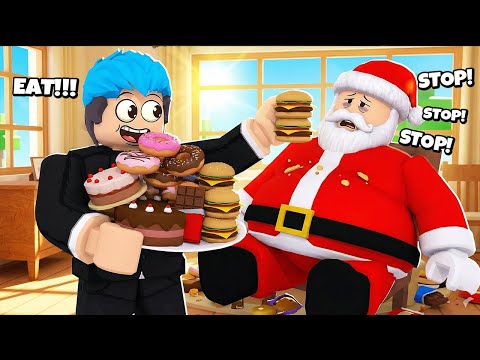 NAG KA DIABETES SA SOBRANG TABA | Roblox | Make Santa Fat to Save Christmas