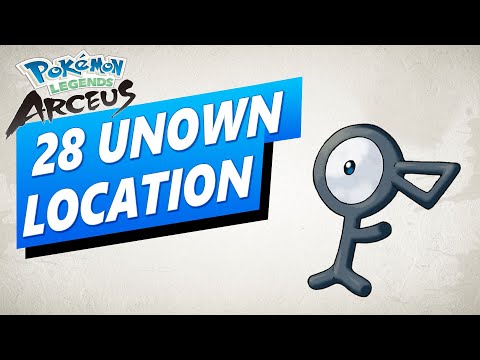 All 28 Unown Locations in Pokemon Legends Arceus