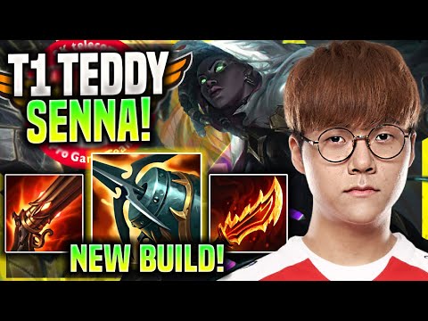 TEDDY TRIES NEW SENNA BUILD! *KRAKEN SLAYER + GUINSOO'S - T1 Teddy Plays Senna ADC vs Kalista!