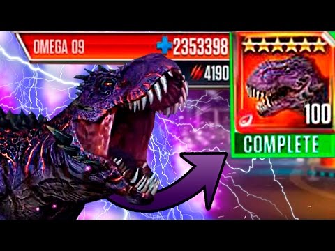 OMEGA 09 LEVEL 100 REACHED!!! - Jurassic World The Game - *WORLD BOSS EVENT* HD
