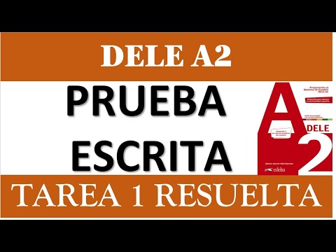 DELE A2 WRITTEN TEST TASK 1 SOLVED