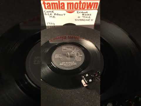 Diana Ross & The Supremes- Come See About Me ( Vinyl 45 ) From 1964 .