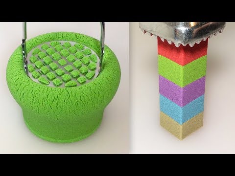 Very Satisfying Video Compilation 58 Kinetic Sand Cutting ASMR Video