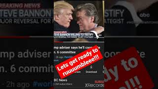 Steve Bannon is gonna let loose! Let's get ready to rumble!!!!! #shorts #viral #trump 😲😲😲😲