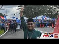 PRN15 Sanusi Disorak Ketika Melintasi Penyokong PH BN