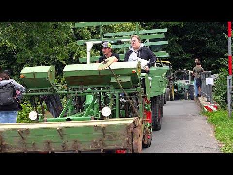 Mega Abschied der Traktoren aus Prüm - 13. Int. Oldtimertreffen „Bei uns Dampft es“- Prüm 03.08.2025