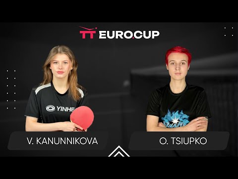 16:45 Vasylysa Kanunnikova - Oleksandra Tsiupko 18.09.2024 TT Euro.Cup Women Ukraine Star. TABLE 3