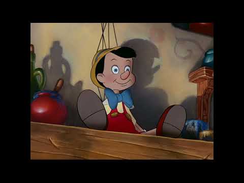 Pinocchio (1940) - Geppetto Wishes Upon A Star