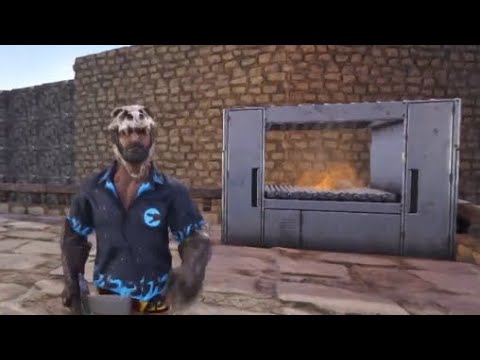 FAZENDO A GRILL INDUSTRIAL!!! (Ark Survival Evolved - Ragnarok) #30