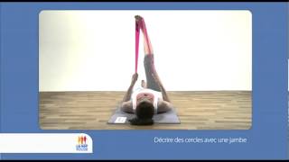 Exercice des jambes - Décrire des cercles avec une jambe