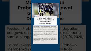 Detik-detik Presiden Prabowo Tolak Dapat Pengawalan di Osaka Jepang, 'Barikade' Aparat Diminta Lepas