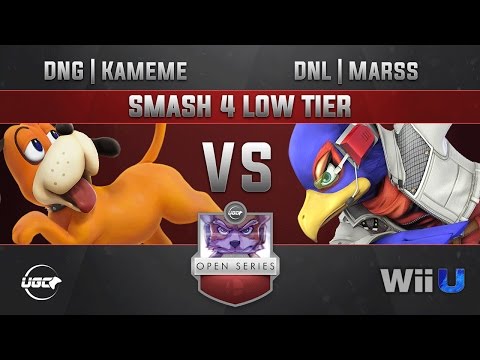 UGC Smash Open Low Tiers SMASH 4 LOW TIER - DNG | Kameme (Duck Hunt, Shulk) vs DNL | Marss (Falco)