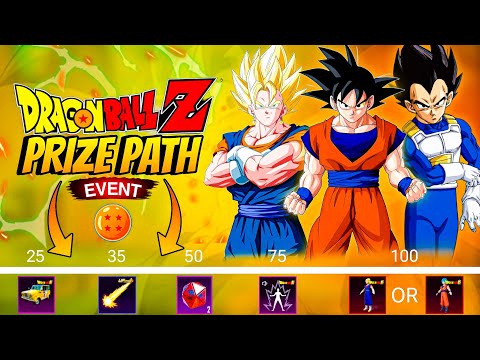 DRAGON BALL Z  | Prize Path Here All Mythic Character & Vehicle Skin | PUBGM