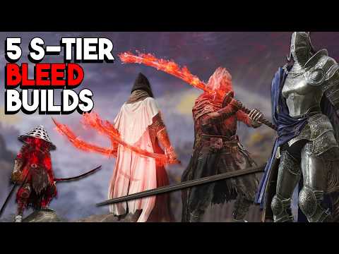 Top 5 BEST BLEED Builds You MUST Try! (Full Build Guides) - Elden Ring