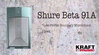 Video thumbnail for Kraft Music - Shure Beta 91A Condenser Microphone Presentation by Kraft Music