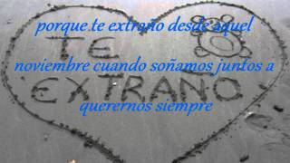 Reik - Noviembre Sin Ti (letra)