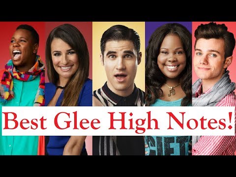 Glee Best High Notes! D5-C6 (Amber, Lea, Charice, Demi, Chris...)