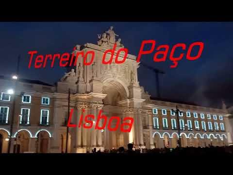 Noite mágica na Praça do Comércio - Lisboa - Portugal