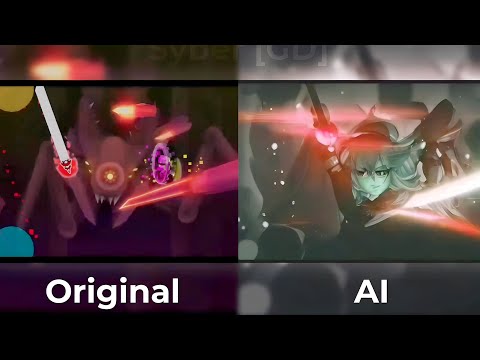 How AI Sees ULTRA VIOLENCE / Geometry Dash