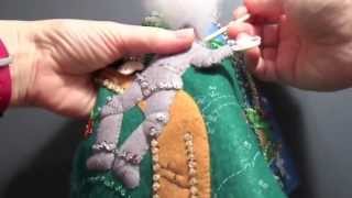 Bucilla Stocking Construction #15 - Working with Metallic Floss and Other Tips