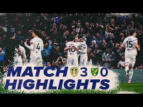 8강 진출! 리즈 유나이티드 3-0 노리치 시티 | FA컵 하이라이트