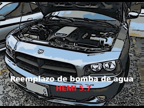 Como cambiar bomba de agua // motor Hemi 5.7 // Dodge Charger 2006 - 2010