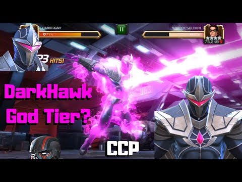 DarkHawk God Tier? CCP Review! - Marvel Contest of Champions