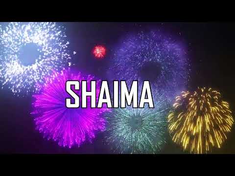 ♪♪  HAPPY BIRTHDAY SHAIMA  ♪♪