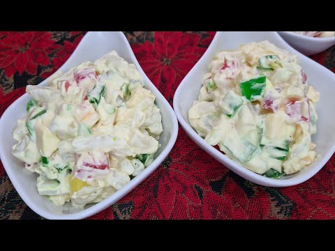 How to make a Macaroni LOWCARB AND KETO Salad for All Season (2021)  Filipino Sweet Macaroni Salad |
