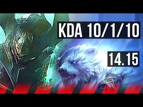 MORDEKAISER vs VOLIBEAR (TOP) | 10/1/10, Rank 9 Morde, Dominating | NA Grandmaster | 14.15